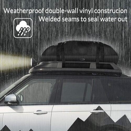 15 Cubic Feet Waterproof Roof Top Cargo Luggage Travel Bag Rooftop Cargo Carrier Bag for Cars Vans and SUVs