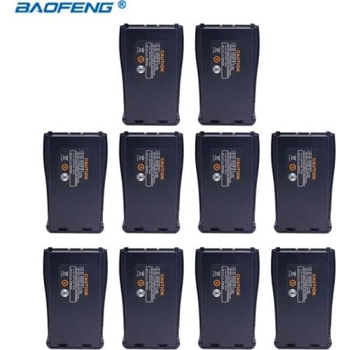 10Pcs BAOFENG BF-888S 3.7V 1500mah Li-ion Spare Battery for Baofeng Bf-888S BF888S 888S Walkie Talkie 2 way Radio