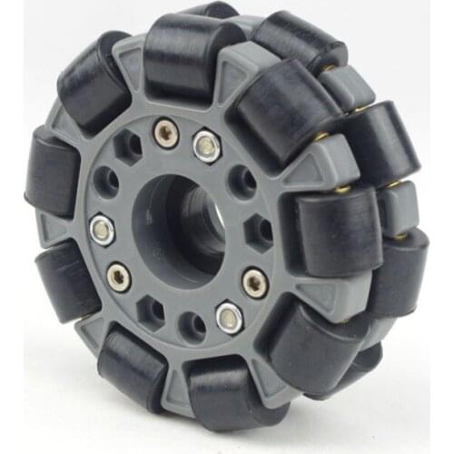 Official smarian 100mm Double Plastic omni Wheel basic 14049 Diy Wheeled Robotic Car Chassis Diy RC Toy Kit Part