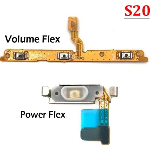 20Pcs/Lot, Power Switch On/Off Button Volume control Key Button Flex Cable For Samsung Galaxy S20 / S20 Plus / S20 Ultra