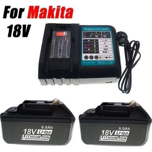 3.0/4.0/5.0/6.0Ah Lithium Ion Rechargeable Replacement For Makita 18V Battery BL1850 BL1830 BL1860 BL1840 LXT400 Cordless Drills