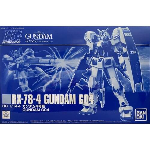 BANDAI GUNDAM HGUC 1/144 RX-78-4 GUNDAM G04 Gundam model kids assembled Robot Anime action figure toys