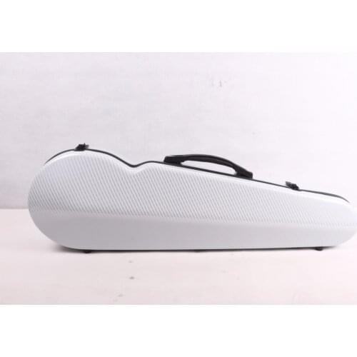 White violin Case mixed Carbon fiber Hard case Light 1.8kg Music sheet