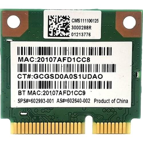 RTL8188CEB8 Wireless Network Card for HP Universal Edition Wireless + Bluetooth Combo Computer Built-in Network Card
