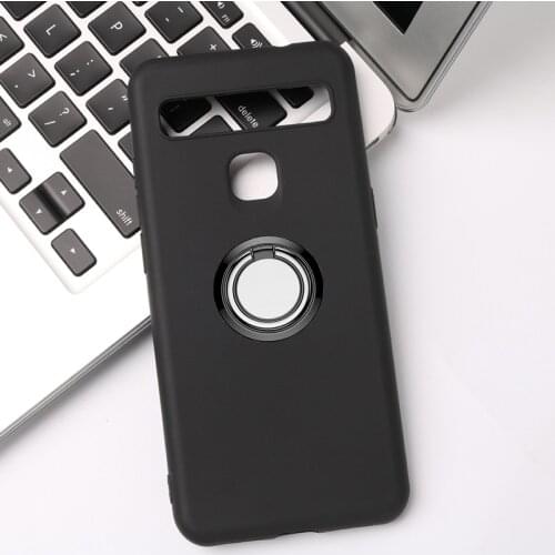 For TCL 10L 10 Lite 10LITE Back Ring Holder Bracket Phone Case Phone TPU Soft Silicone Cover