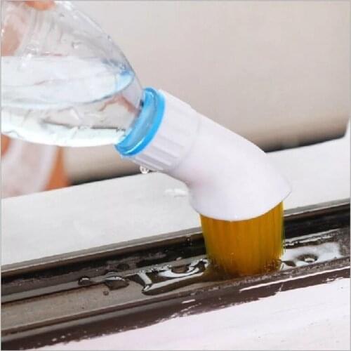 Cleaning appliance groove door brush crevice brush Creative portable door and window cleaning brush kitchen and bathroom supplie