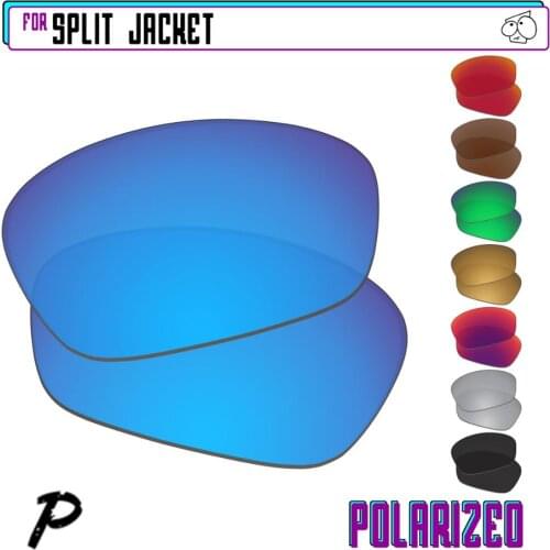 EZReplace Polarized Replacement Lenses for - Oakley Split Jacket Sunglasses - Multiple Options