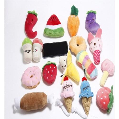 Dog Toys Stuffed Squeaking Pet Toy Cute Plush Puzzle for Dogs Cat Chew Squeaker Squeaky Toy for Pet