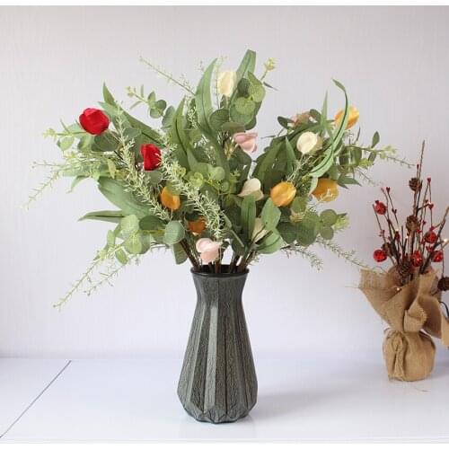 Ceramic Flower Vase Modern Farmhouse for Decor Design Decorative for Home Decor Living Room Office CenterpieceTable and Wedding