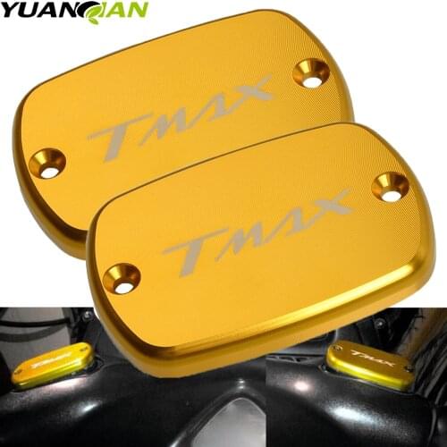 For Tmax CNC Motorcycle front Brake Fluid Reservoir Tank Cap Cover For Yamaha Tmax 500 2008-2011 tmax 530 2012-2018 tmax 530 500