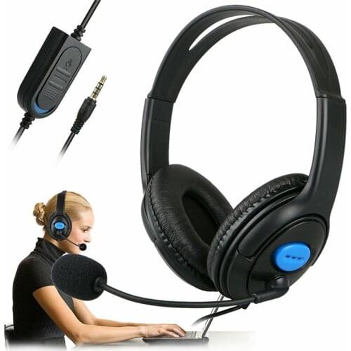 Mayitr 1pc 3.5mm Gaming Headset Stereo Headphone 20-20KHz Surround Game Earphone Wired With Mic For PS4 Laptop for Xbox One
