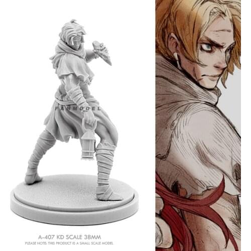 38mm Resin model kits figure colorless and self-assembled A-407