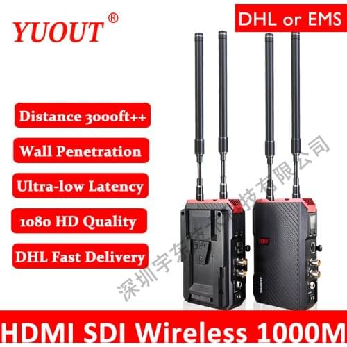 CVW Thunder Partition wall transmission Highly penetrating HDMI SDI wireless transmission 3000ft For racing, marathon, drone use