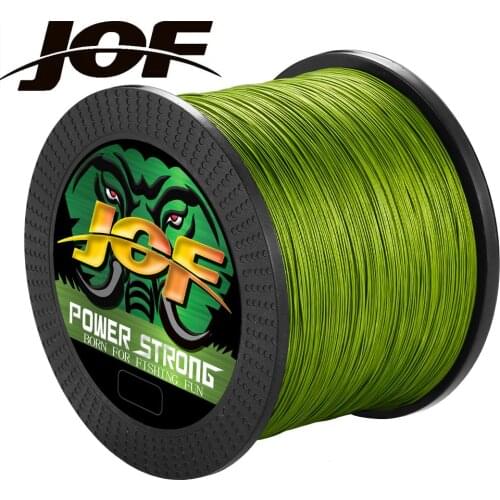 JOF Braided Fishing Line Multifilament Peche Pesca X4/X8 300M 500M 1000M 100% Pe Sea Carp Wire Accessories