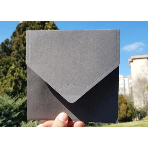 50 piece invitation envelope gift envelope in 5 colors (size: 16x16)