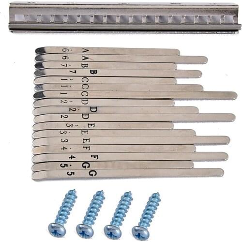 Durable Steel Keys DIY Kits Hardware For 17 Notes Kalimba Accessories
