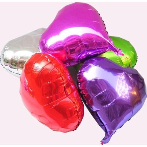 Home Garden Festive Event Ballons Party Decoration Aluminum Foil 18 Inch Large Candy color Balloon 10pcs/lot