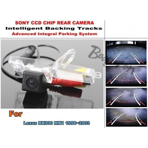 For Lexus RX300 MK1 1998~2003 Smart Tracks Chip Camera / HD CCD Intelligent Dynamic Tragectory Parking Car Rear View Camera