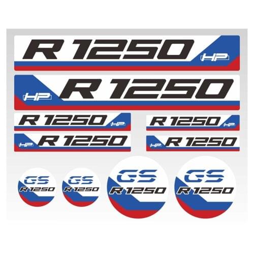 For R1250HP R1250GS Motorcycle Sticker Body Reflective Decals Waterproof Body Fuel Tank Tail Box Logo New Kit Set r1250gs hp