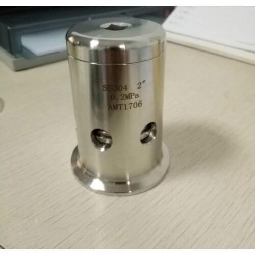 2"(OD64) Tri Clamp Pressure Safety Valve Vacuum Breaker 0.2 Mpa Stainless steel 304