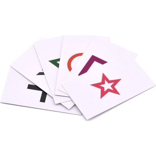 1set ESP New Flash Printer Magic Tricks Magician Predict the Select Card Magia Stage Close Up Gimmick Mentalism Flash ESP Card