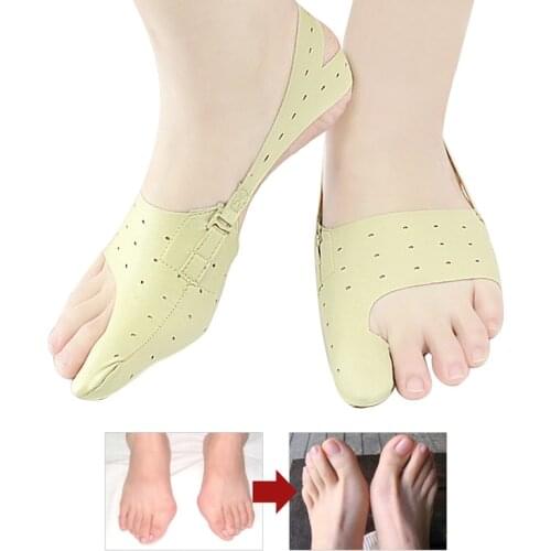 1Pair Pedicure Tool Feet Care Hallux Valgus Corrector Bunions Big Bone Thumb Toe Corrector Adjustable Straightener Toe Separator