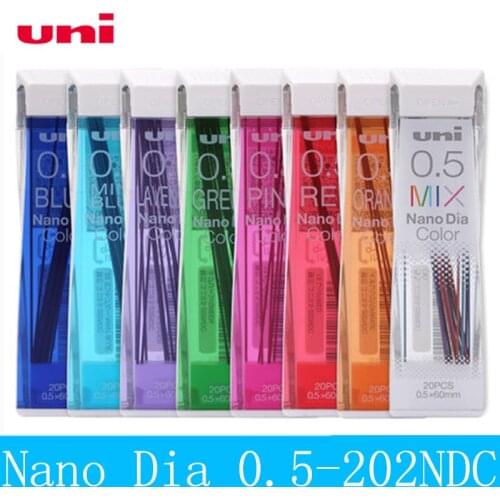 1pcs Uni 202NDC Colored Mechanical Pencil Leads Painting Special Mechanical Pencil Refills School Stationery Office Supplies 0.5