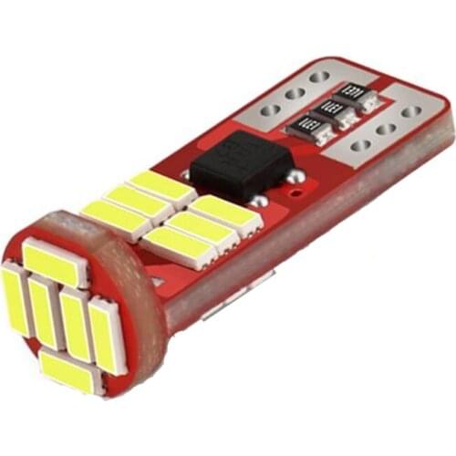 1pcs T10 W5W 194 168 Canbus No polarity Car LED Clearance Reading Lights Bulb Auto Interior Lamp 4014 18SMD White Yellow DC12V