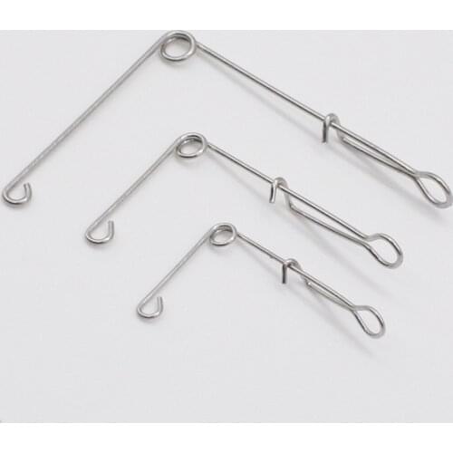 MAGBLUE 10pcs/lot Bearded man fishing gear pin stainless steel swivel offshore angling Fishing Tackle accessories