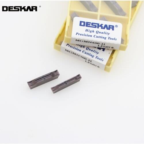 DESKAR MGMN300-H MGMN400-H Grooving Carbide Inserts CNC Lathe Cutting Cutter Tools Slot Turning Tools For Stainless Steel