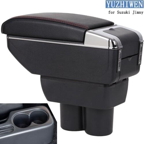 For Suzuki Jimny Armrest Box Jimny 3 Universal Car Central Armrest Storage Box cup holder ashtray modification accessories