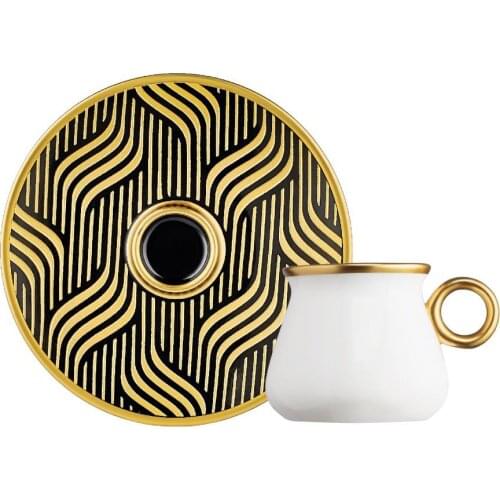 DOLBOVI Glazze Melody Black 6 Personality 12 Piece coffee cup Pad GLZ110 mug кружка coffee cup cup