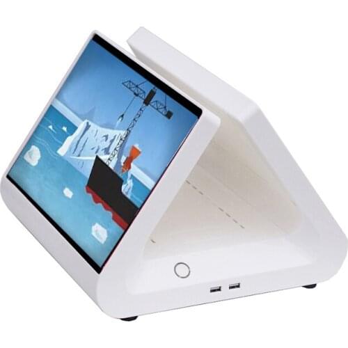 EPOS PC Computer pos system hardware dual screen desktop pos terminal 12 inch capacitive touch screen cash register