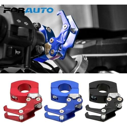 FORAUTO Motorcycle Bike bicycle Hook Luggage Bag Hanger Storage Bag Holder Carry Easy Install Aluminum Alloy Helmet Claw Hook