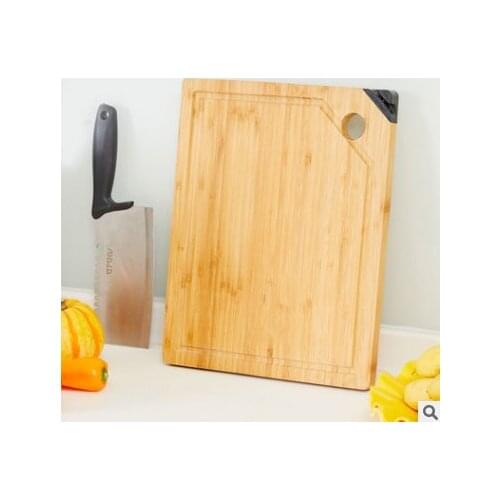Kitchen with sharpening cutting board double-sided household solid wood cutting fruit cutting board, meat classification cutting