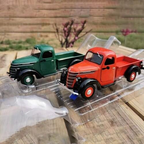 Diecast 1:25 Pickup 1938 Alloy Car Model Metal Adult Collection Souvenir Ornaments Display Vehicle Toy Gift Decoration