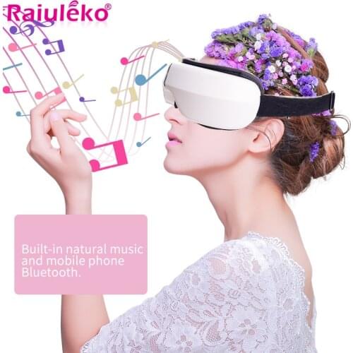 Sleeping Eye Mask Travel Rest Aid Eye Mask Cover Patch Paded Wireless Heating Bluetooth Music Blindfold Eye Relax Massager Tools