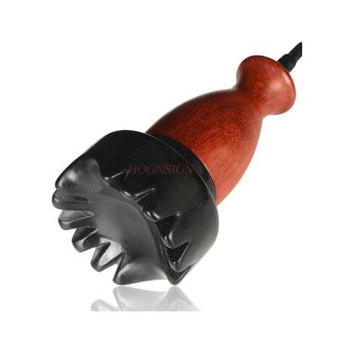 Moxibustion massage Meteorite electric heat meridian brush dredge instrument scraper power tiger thin body brush