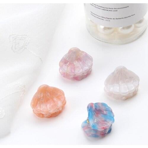 Fashionable Ocean Seashells Small Hair Claw Fresh And Sweet Lovely Hair Clip Girls Hair Accessories