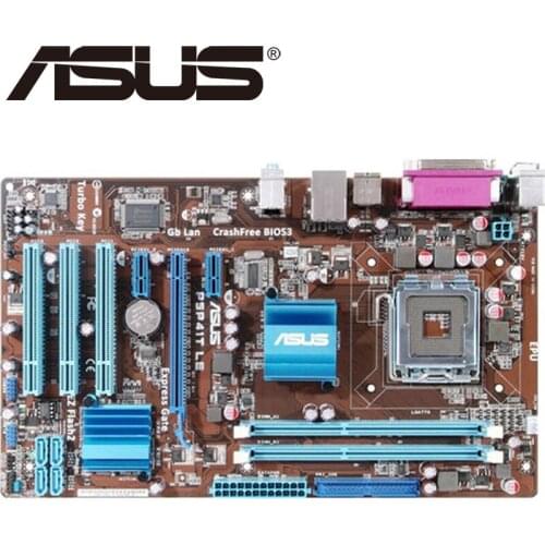 Asus P5P41T LE Desktop Motherboard P41 Socket LGA 775 Q8200 Q8300 DDR3 8G ATX UEFI BIOS Original Used Mainboard On Sale G41