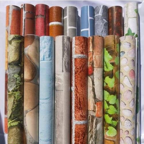 UK Brick popular modern style vinyl self adhesive wallpapers interior room stickers home decoration 0.45m*10m
