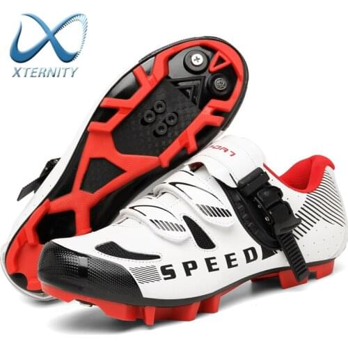 Self-Locking Cleats Flat Bike Shoes Non-slip Sports MTB Bicycle Sneakers Road Sapatilha Ciclismo Racing Spd Cycling Shoes Unisex