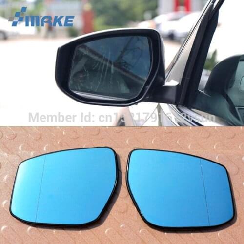 SmRKE 2Pcs For Nissan Sylphy Rearview Mirror Blue Glasses Wide Angle Led Turn Signals light Power Heating