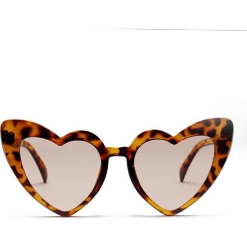 Heart Sunglasses Women brand designer Cat Eye Sun Glasses Retro Love Heart Shaped Glasses Ladies Shopping Driver Goggles