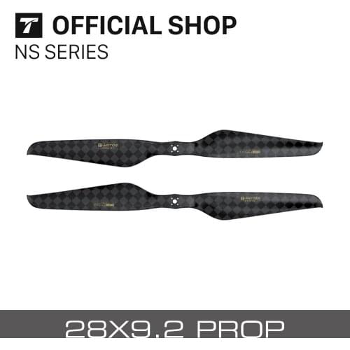 T-motor Multirotor 3rd Gen Generation Ultra Light Carbon Fiber NS Series NS28*9.2 Propellers NS28x9.2 Prop Brades 2PCS-Pair