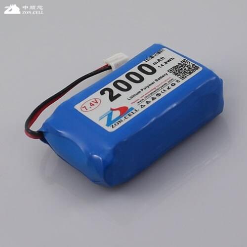 In the 2000mAh 7.4V 903450x2 polymer lithium battery group 903448 monitoring interphone toys Rechargeable Li-ion Cell