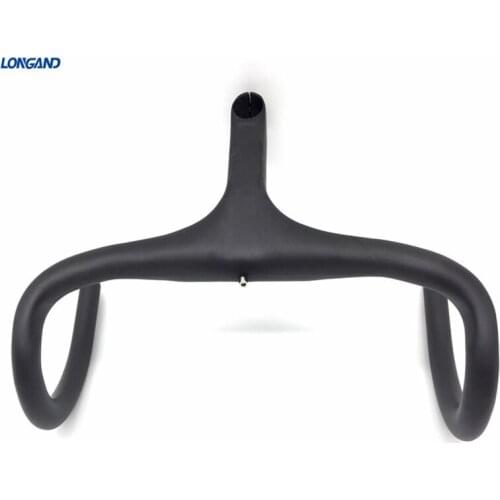 Brand full carbon fiber bicycle road handlebar integrated bicycle handlebar bend horn handle stem bicycle bend rod UD matt