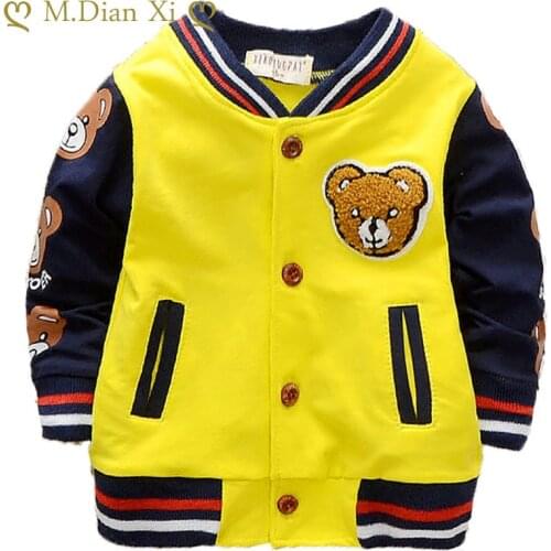 Spring Autumn Baby Outwear Boys Coat Children Girls Clothes Kids Baseball Infant Sweatershirt Toddler Fashion Jacket Suit