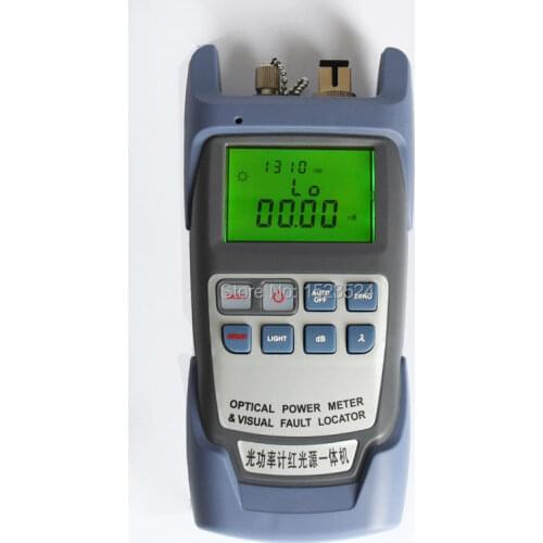 All in One Optical Power Meter -70~+10dBm and Fiber Optic Cable Tester Visual Fault Locator 10mw
