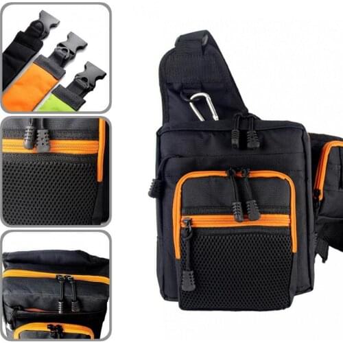 Mini High Quality Water Resistant Fishing Sling Pack Bag Polyester Fishing Bag Wear-Resistant for Angling